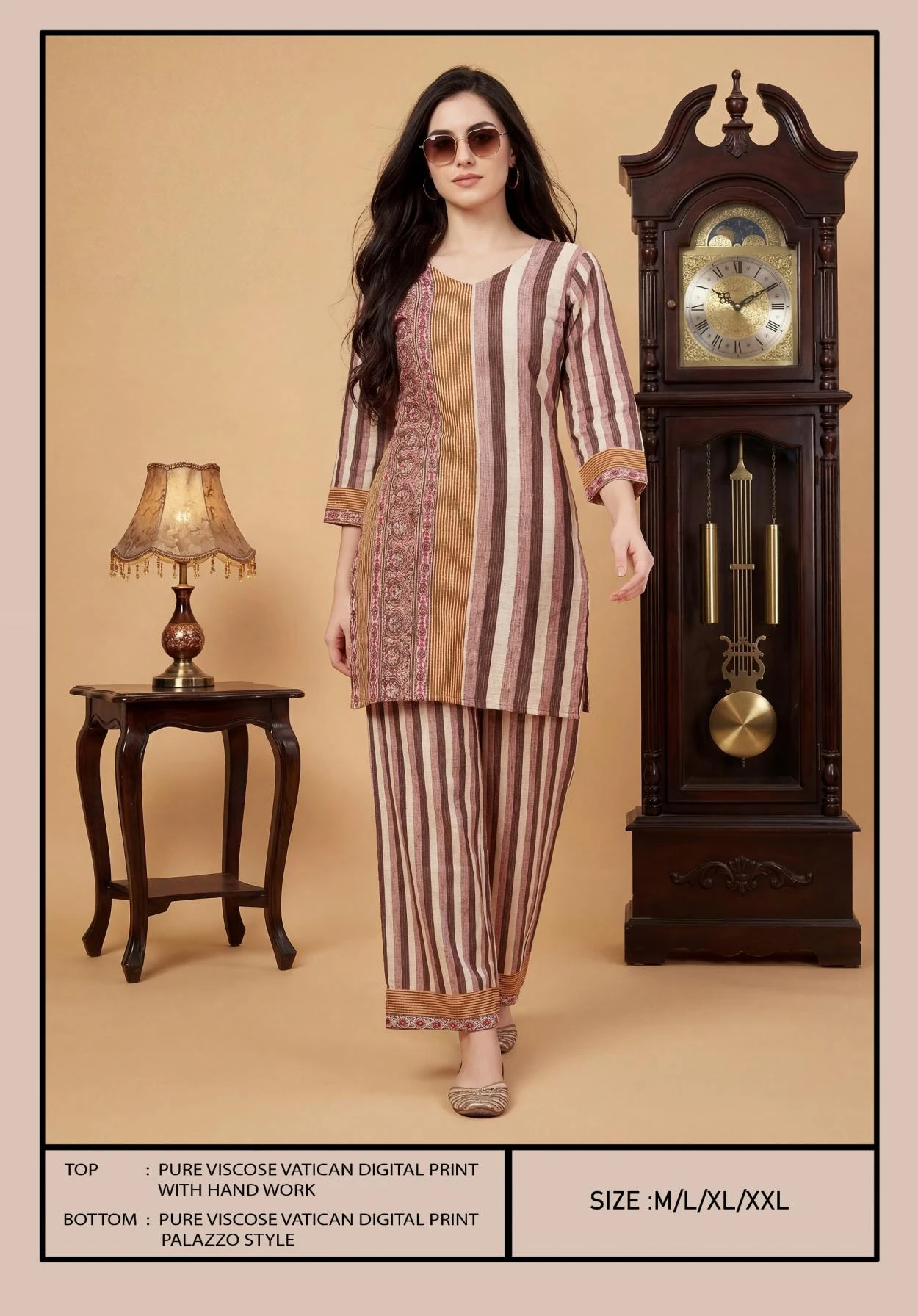 viscose vatican 2 pcs Ethnic Wear wholesale VISCOSE VATICAN - Ethnicaa thumbnail 7