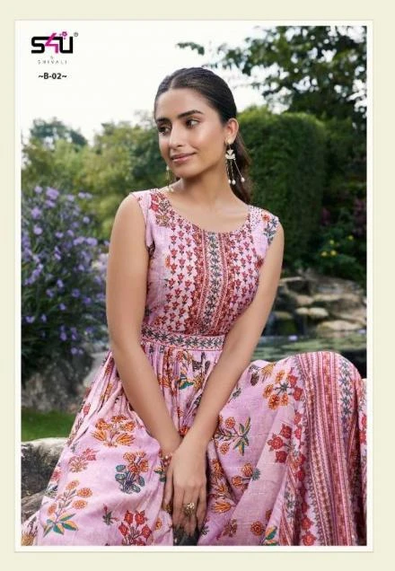 BLUSH Ethnic Wear wholesale MUSLIN - Ethnicaa thumbnail 2