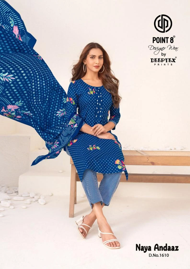 NAYA ANDAAZ VOL 16 Readymade Salwar Suits wholesale COTTON - Ethnicaa thumbnail 7