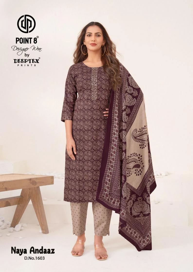NAYA ANDAAZ VOL 16 Readymade Salwar Suits wholesale COTTON - Ethnicaa thumbnail 10
