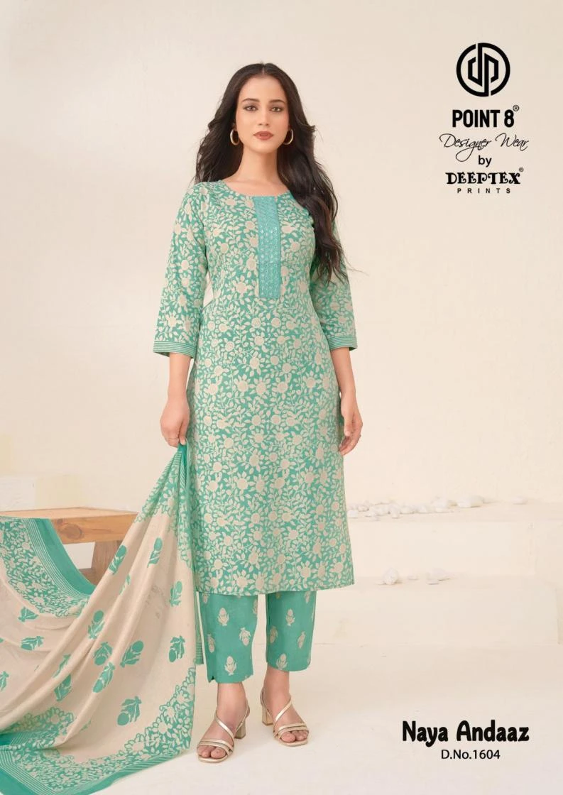 NAYA ANDAAZ VOL 16 Readymade Salwar Suits wholesale COTTON - Ethnicaa thumbnail 2