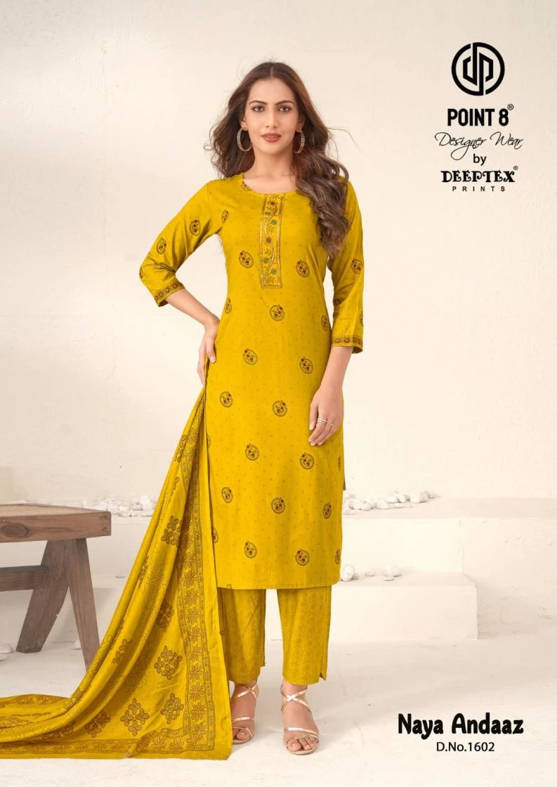 NAYA ANDAAZ VOL 16 Readymade Salwar Suits wholesale COTTON - Ethnicaa thumbnail 8