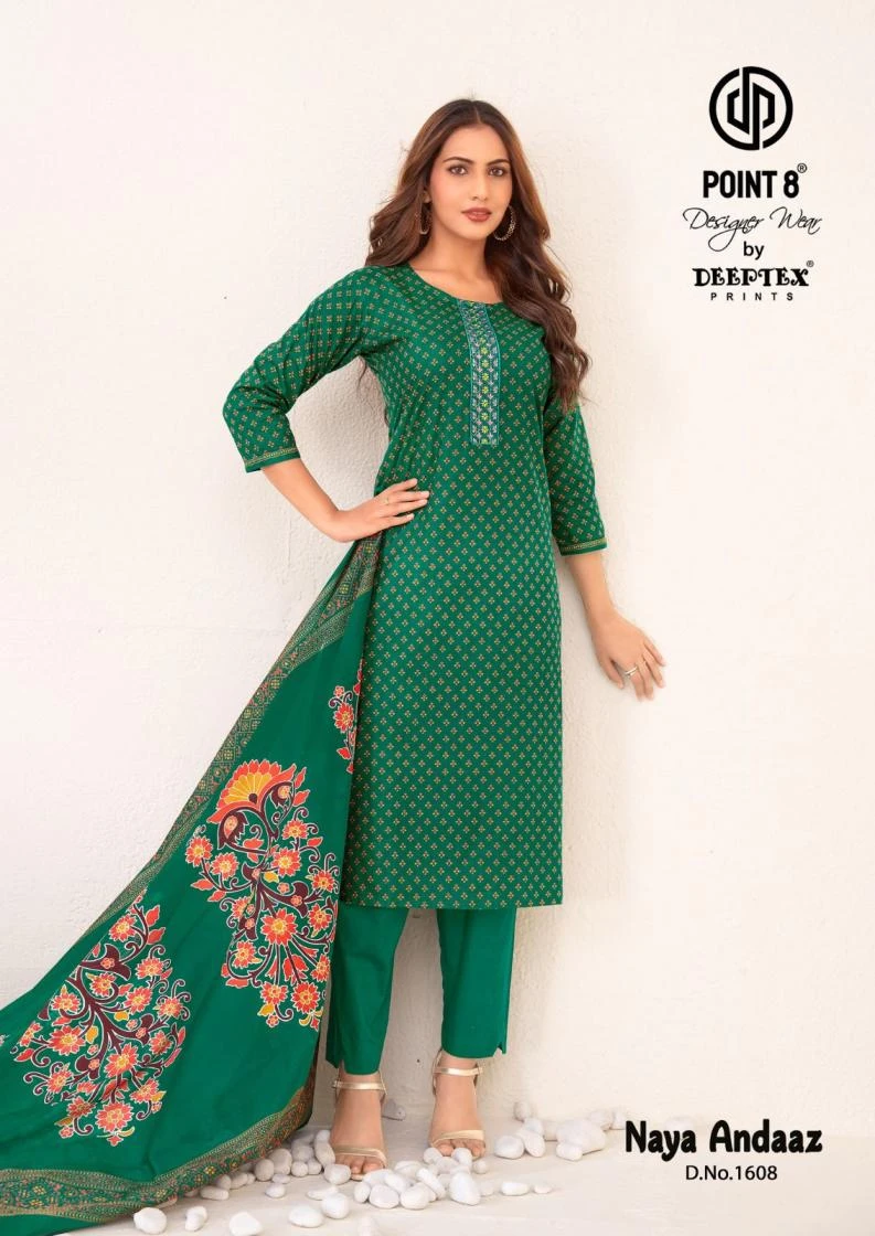 NAYA ANDAAZ VOL 16 Readymade Salwar Suits wholesale COTTON - Ethnicaa thumbnail 5