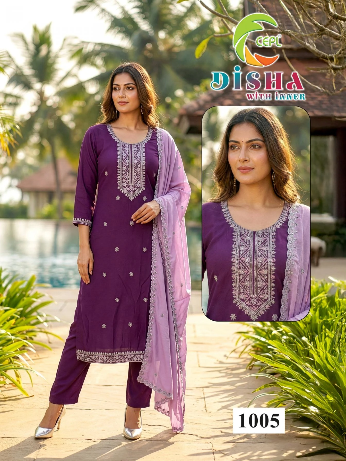DISHA Kurti wholesale Roman Silk - Ethnicaa thumbnail 10