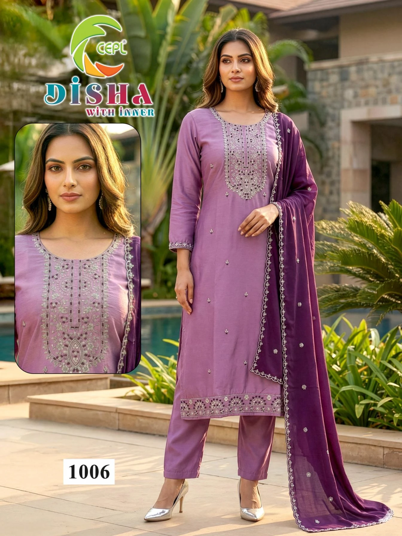 DISHA Kurti wholesale Roman Silk - Ethnicaa thumbnail 9