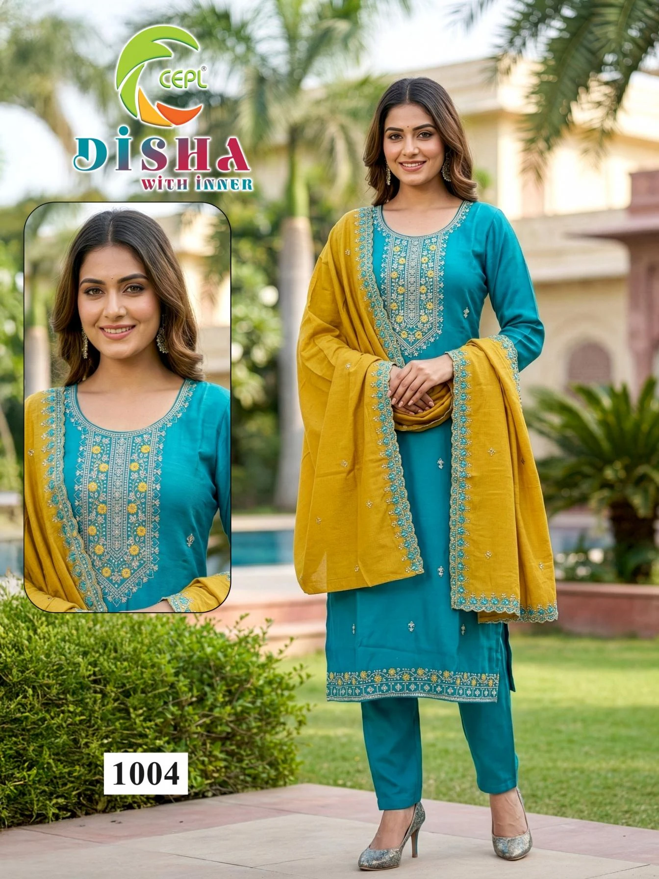 DISHA Kurti wholesale Roman Silk - Ethnicaa thumbnail 4