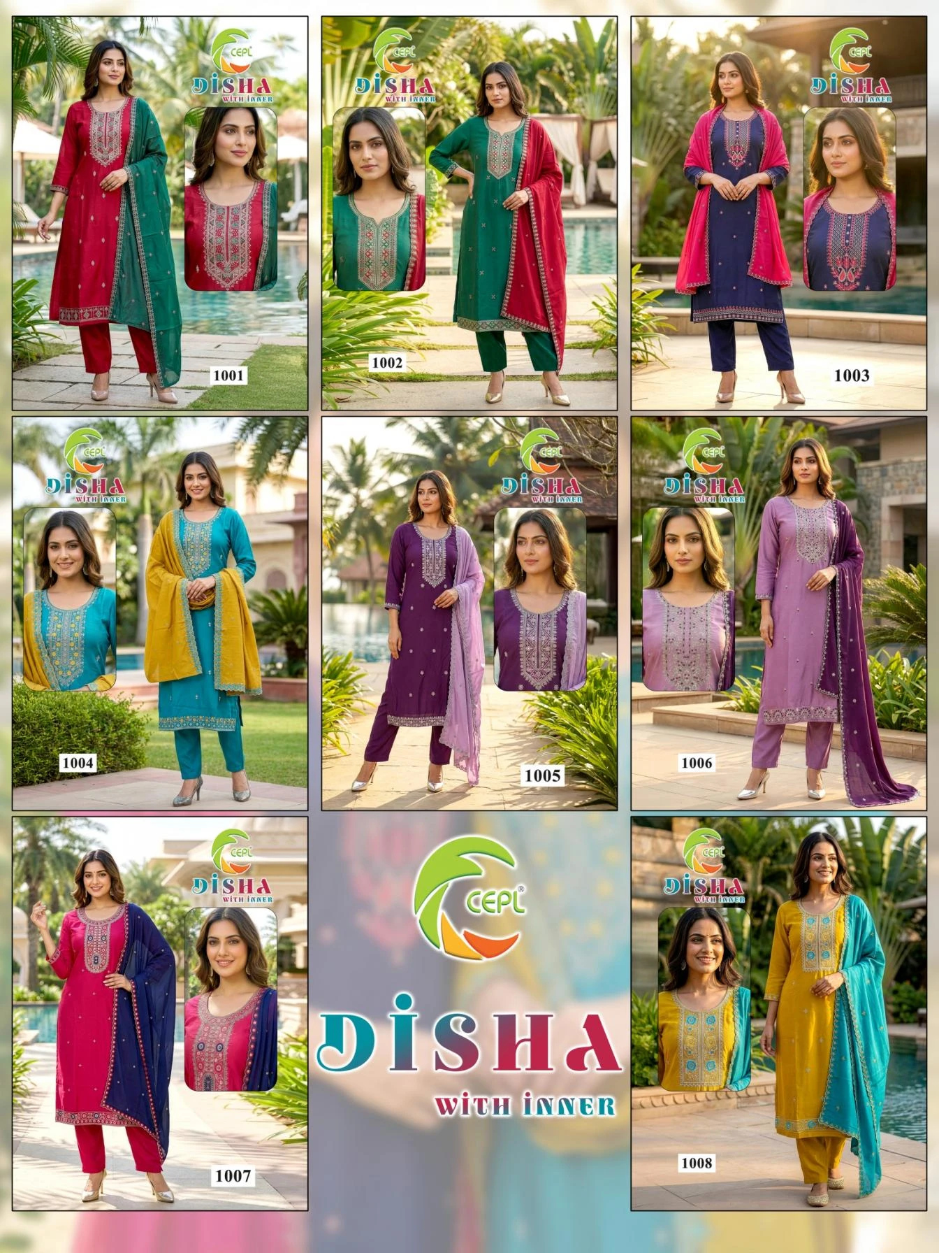 DISHA Kurti wholesale Roman Silk - Ethnicaa thumbnail 2