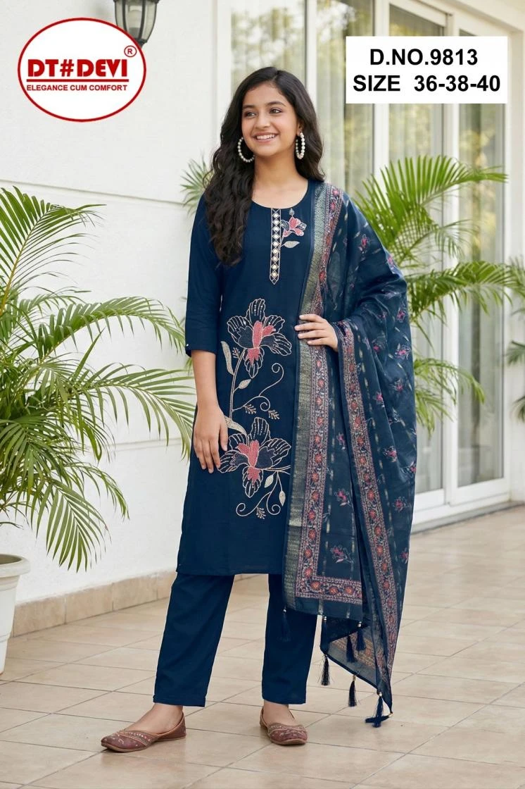 GAYATRI VOL 2 Readymade Salwar Suits wholesale Roman Silk - Ethnicaa