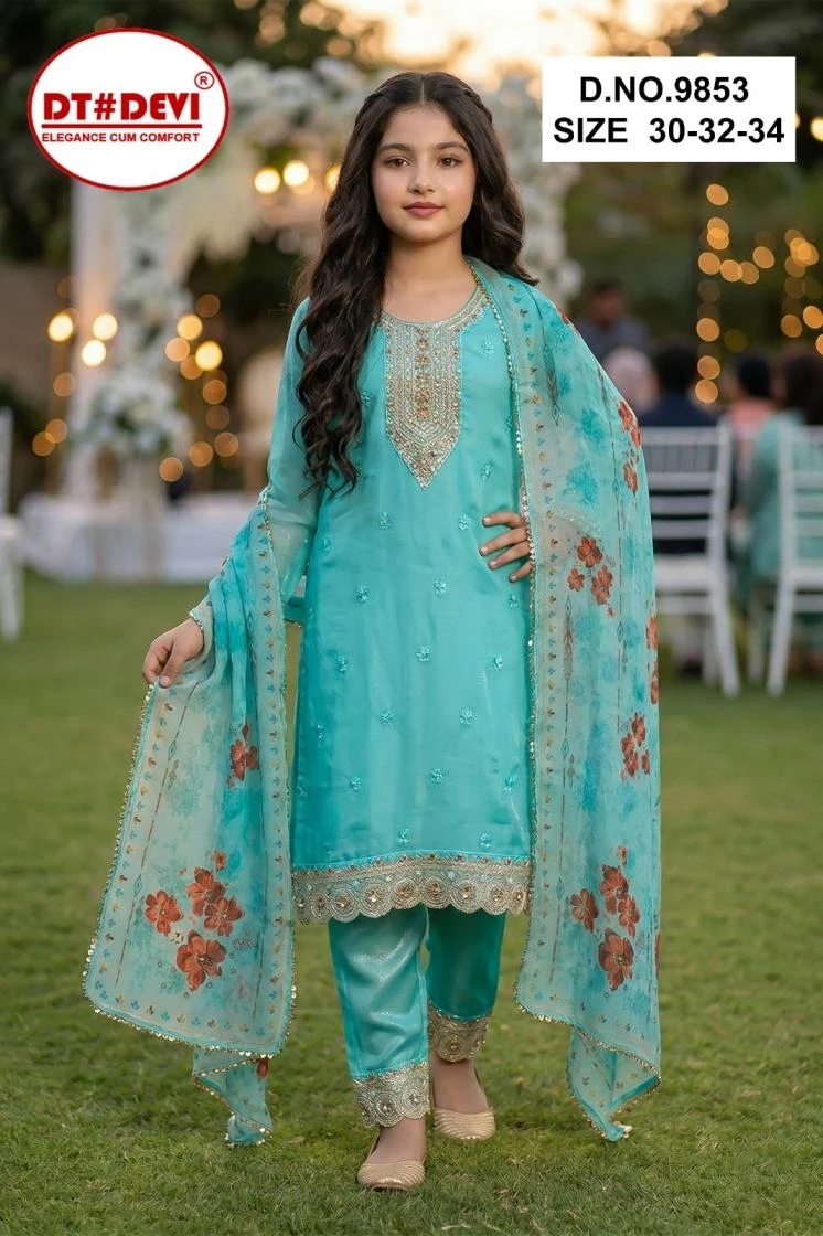 VISHA VOL 1 Readymade Salwar Suits wholesale ROMAN GLASS SILK - Ethnicaa thumbnail 2