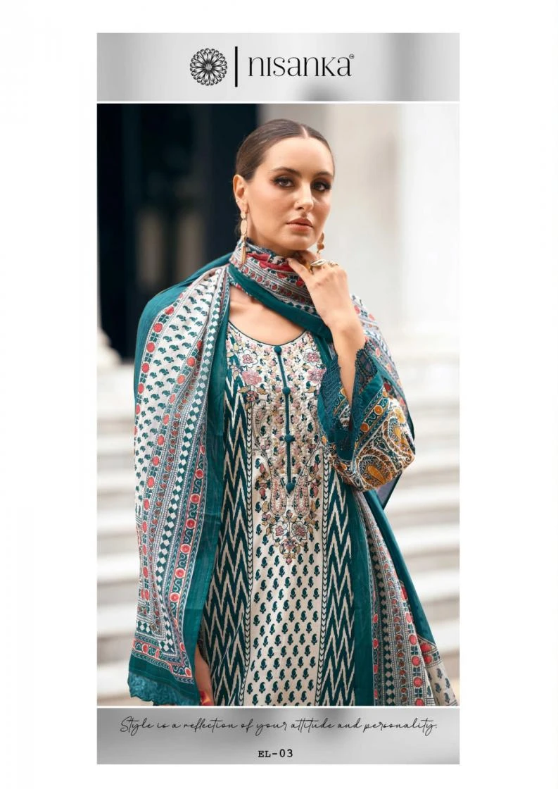 ELAHE Ethnic Wear wholesale LAWN COTTON - Ethnicaa thumbnail 3
