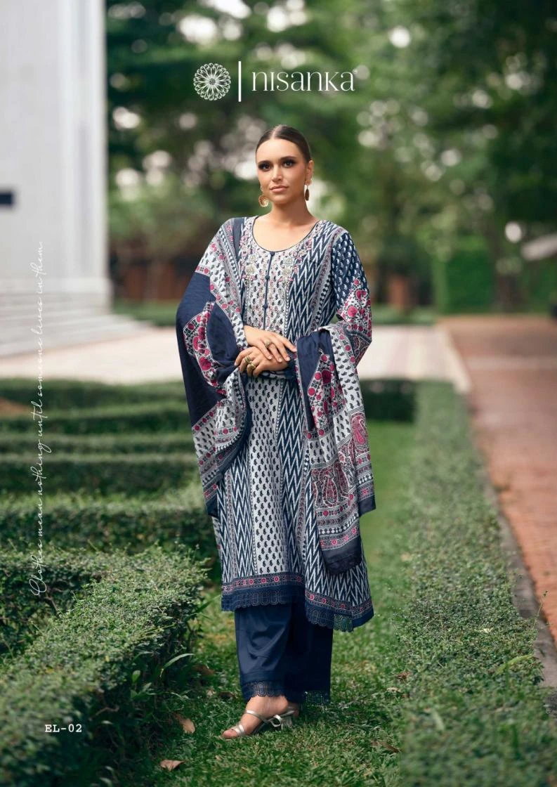 ELAHE Ethnic Wear wholesale LAWN COTTON - Ethnicaa thumbnail 4