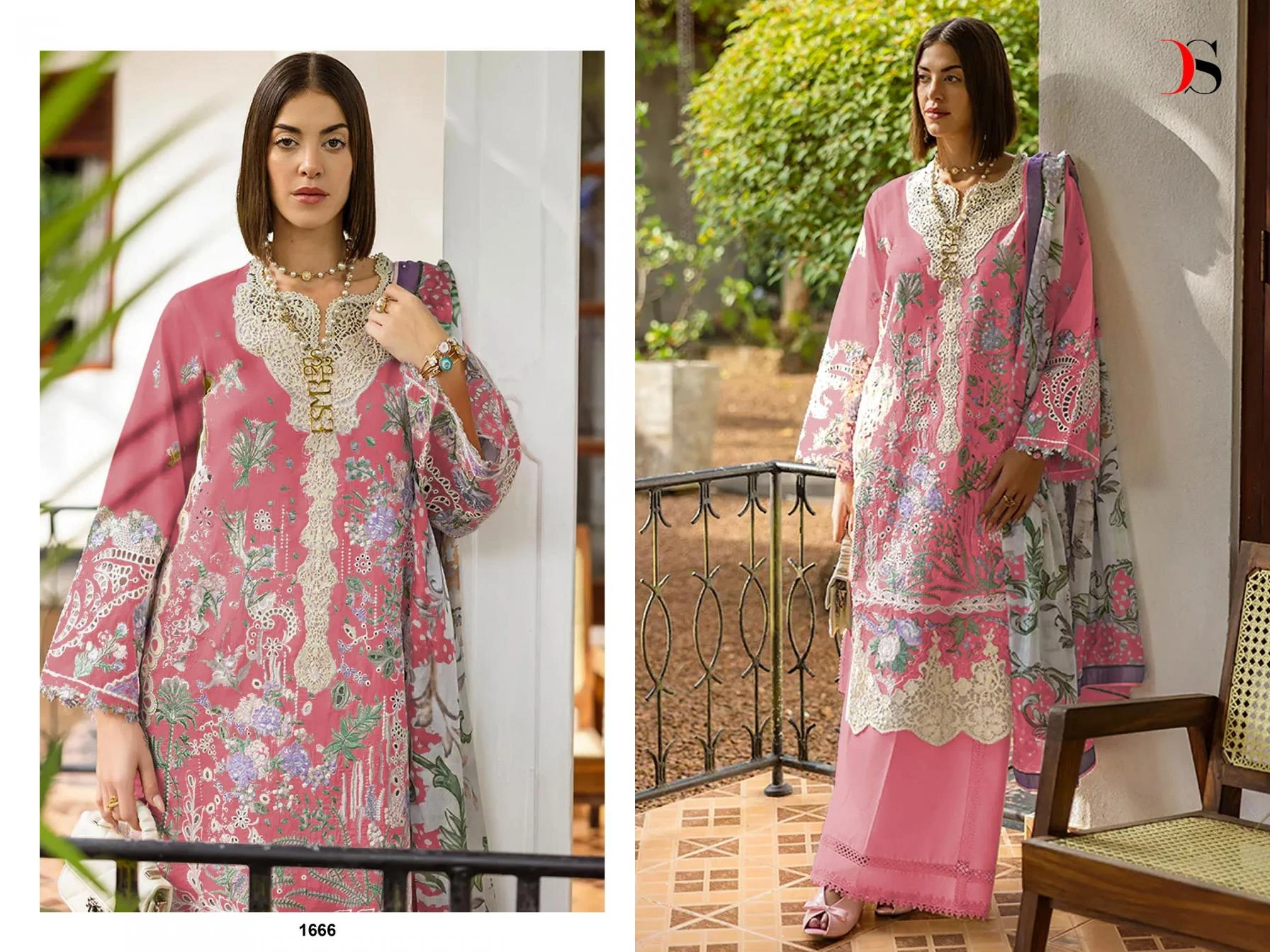 ESMEL LUXURY LAWN in COTTON | Pakistani Suits | Ethnicaa Wholesale