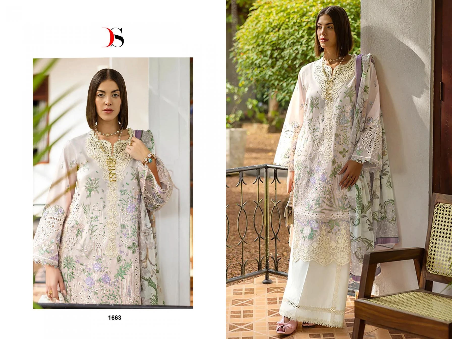 ESMEL LUXURY LAWN in COTTON | Pakistani Suits | Ethnicaa Wholesale thumbnail 11