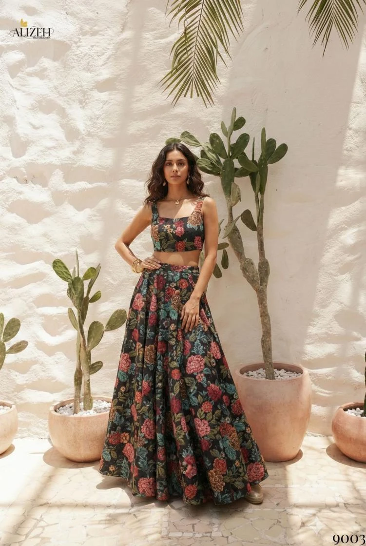 FLORENCE VOL 2 Lahanga wholesale BHAGALPURI SILK - Ethnicaa