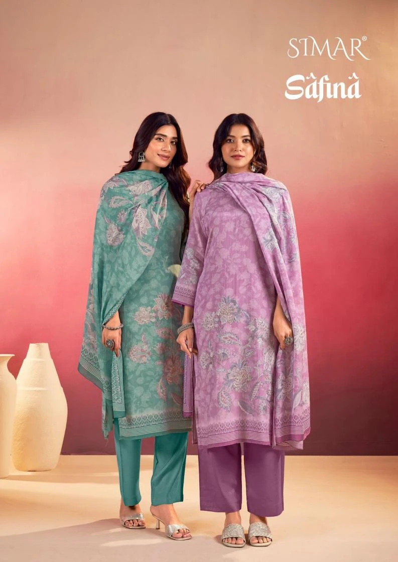 SAFINA Ethnic Wear wholesale VISCOSE MUSLIN - Ethnicaa