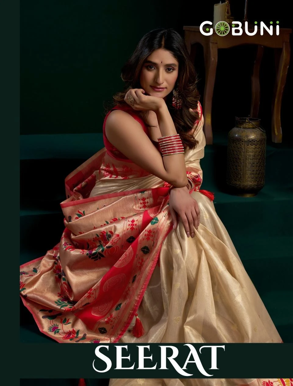 LAUNCHING BY GOBUNI 🥳 Sarees wholesale TISSUE PAITHANI - Ethnicaa thumbnail 5