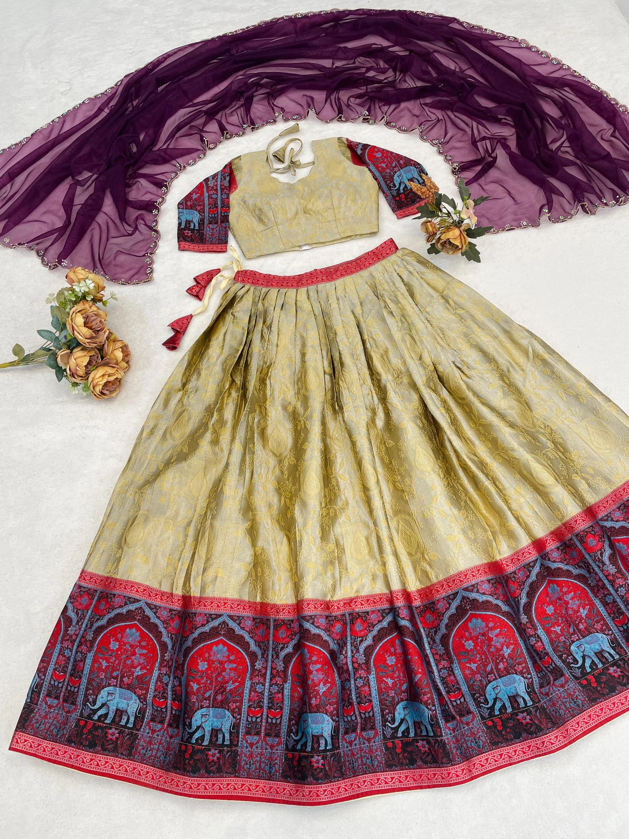 GRTN8133 Lahanga wholesale SILK - Ethnicaa thumbnail 2