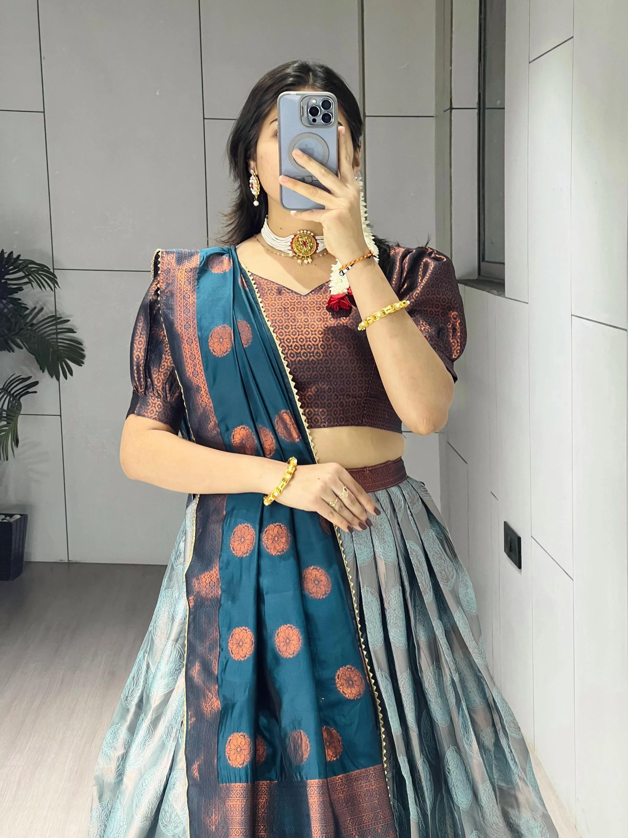 GRTN8135 Lahanga wholesale SILK - Ethnicaa thumbnail 13