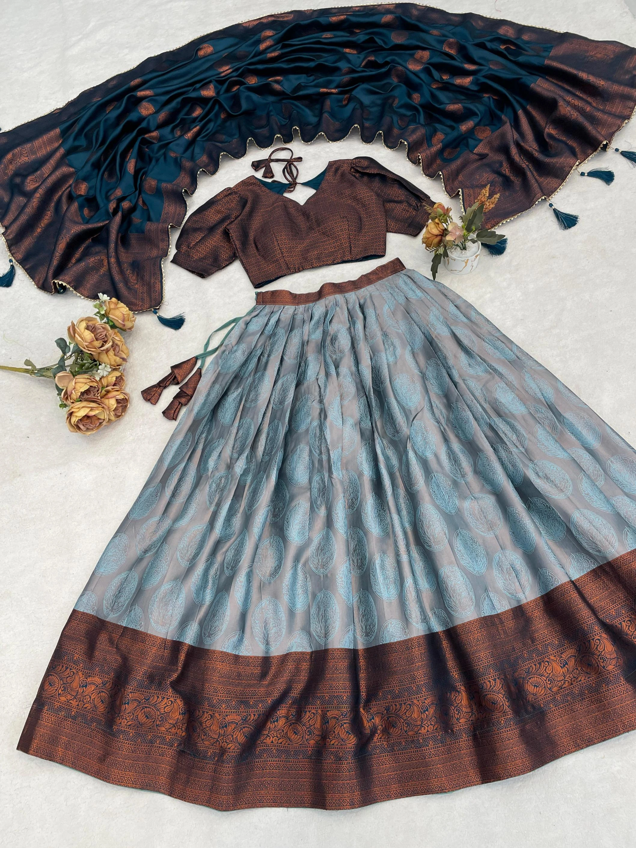 GRTN8135 Lahanga wholesale SILK - Ethnicaa thumbnail 14