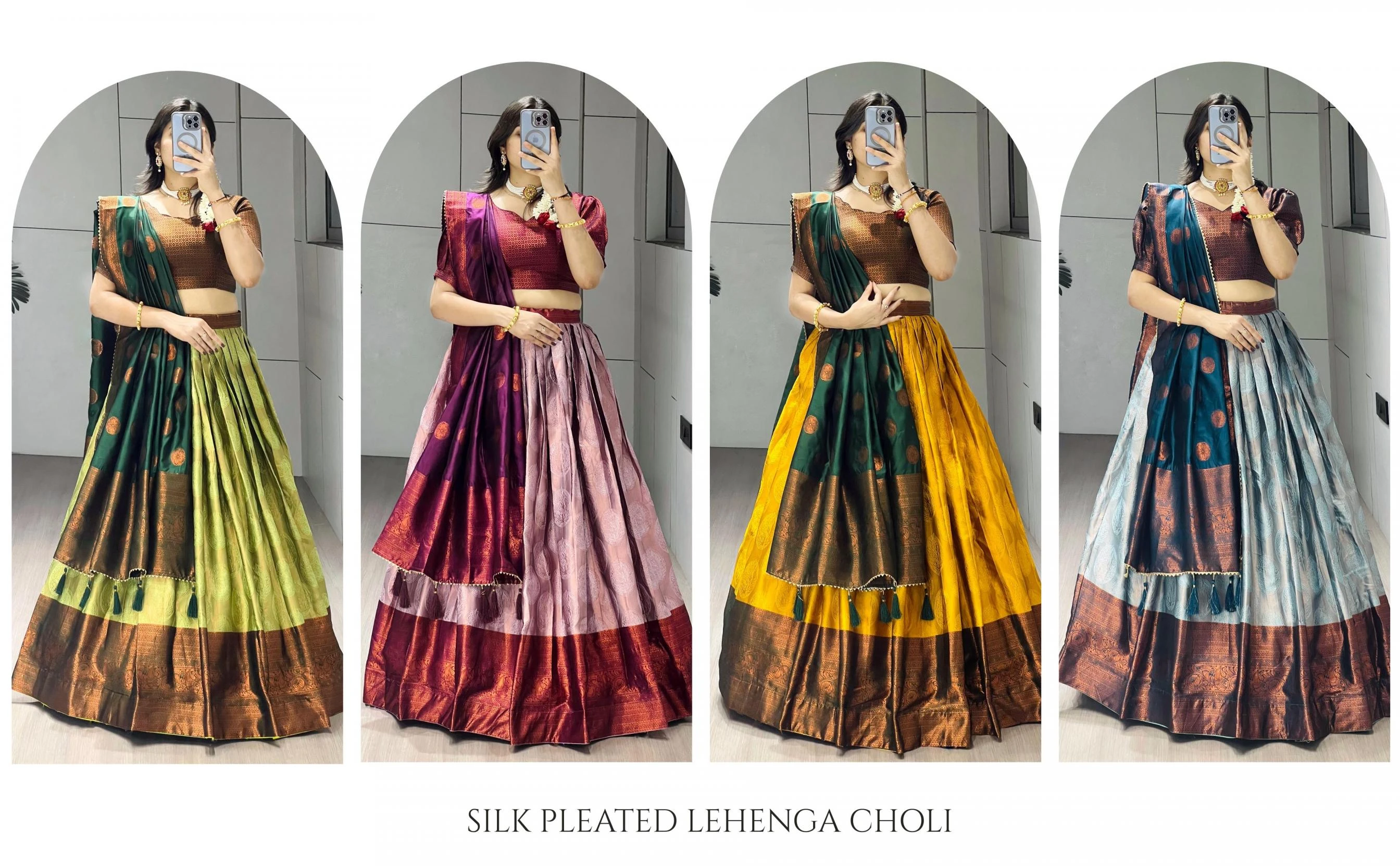 GRTN8135 Lahanga wholesale SILK - Ethnicaa thumbnail 3