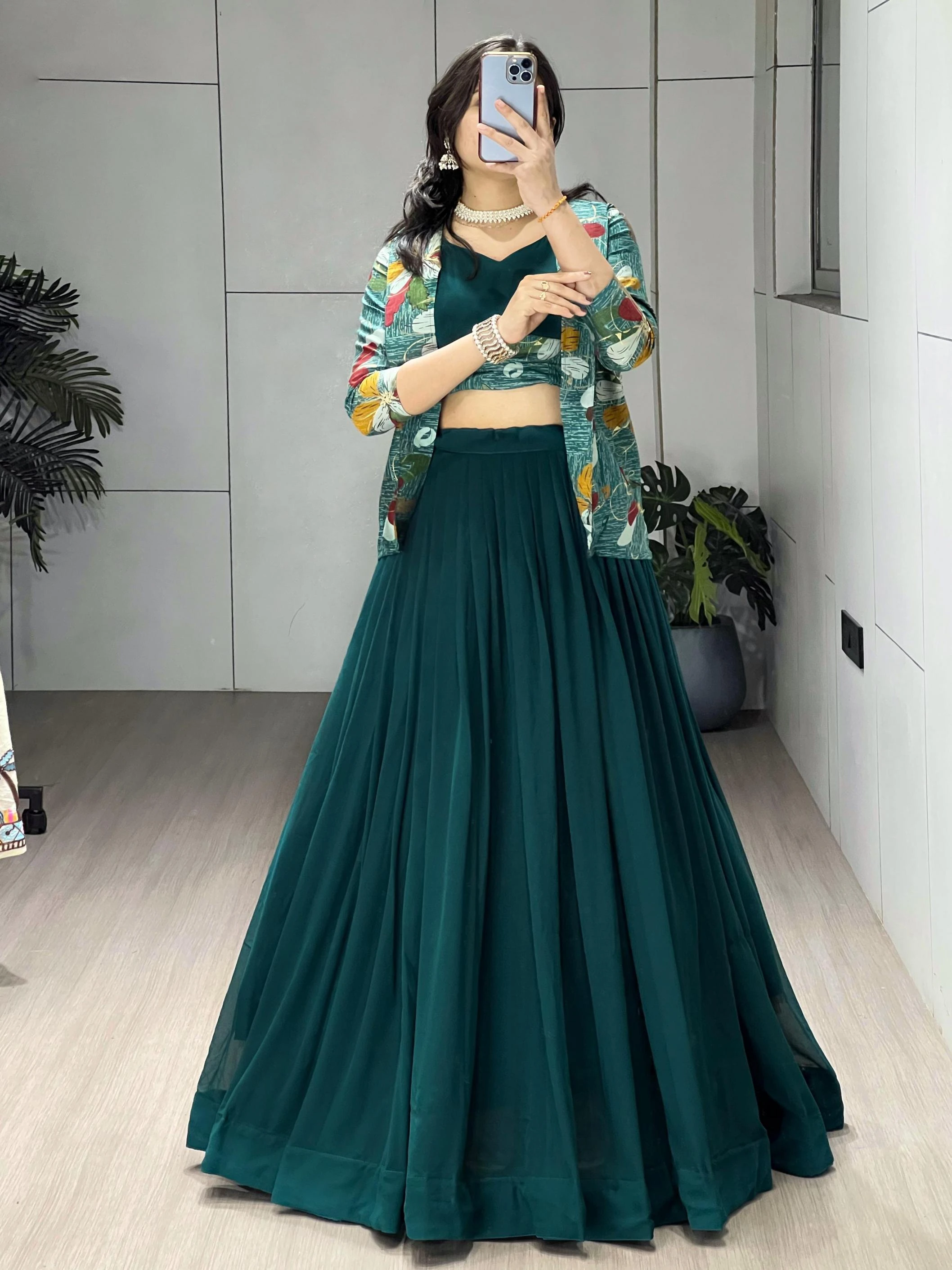 GRTN8137 Lahanga wholesale FAUX GEORGETTE - Ethnicaa thumbnail 32