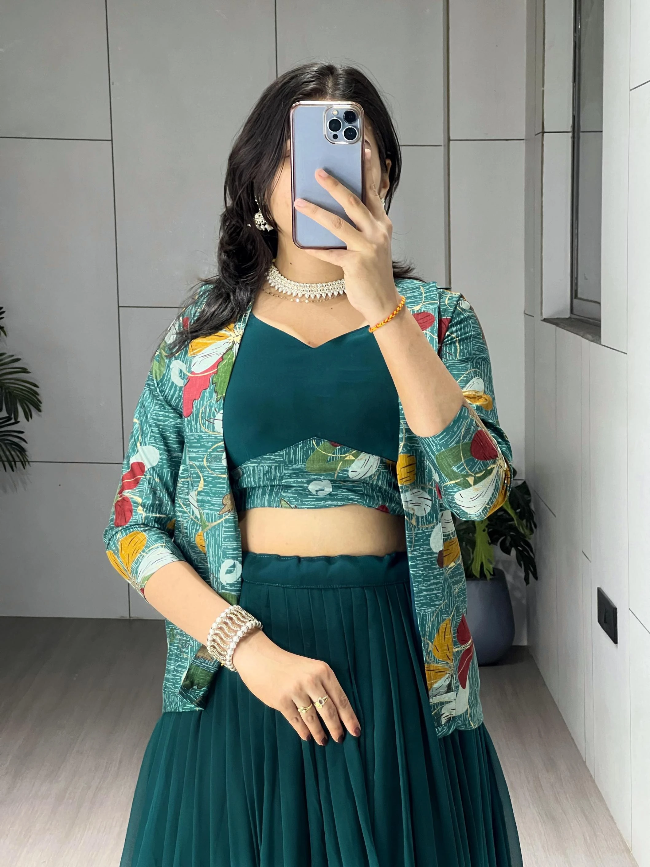 GRTN8137 Lahanga wholesale FAUX GEORGETTE - Ethnicaa thumbnail 24