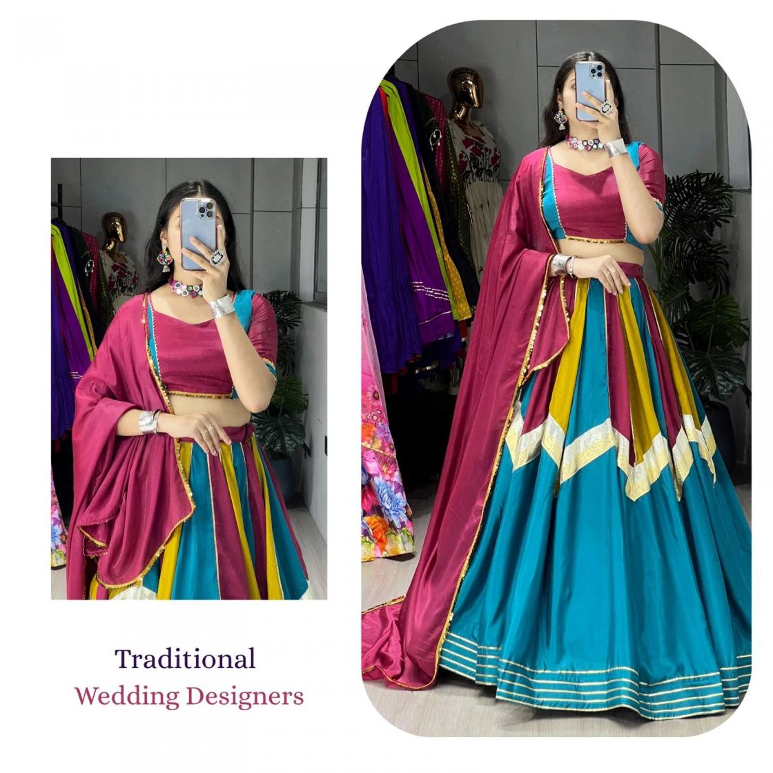 GRTN8208 Lahanga wholesale CHINON - Ethnicaa thumbnail 2