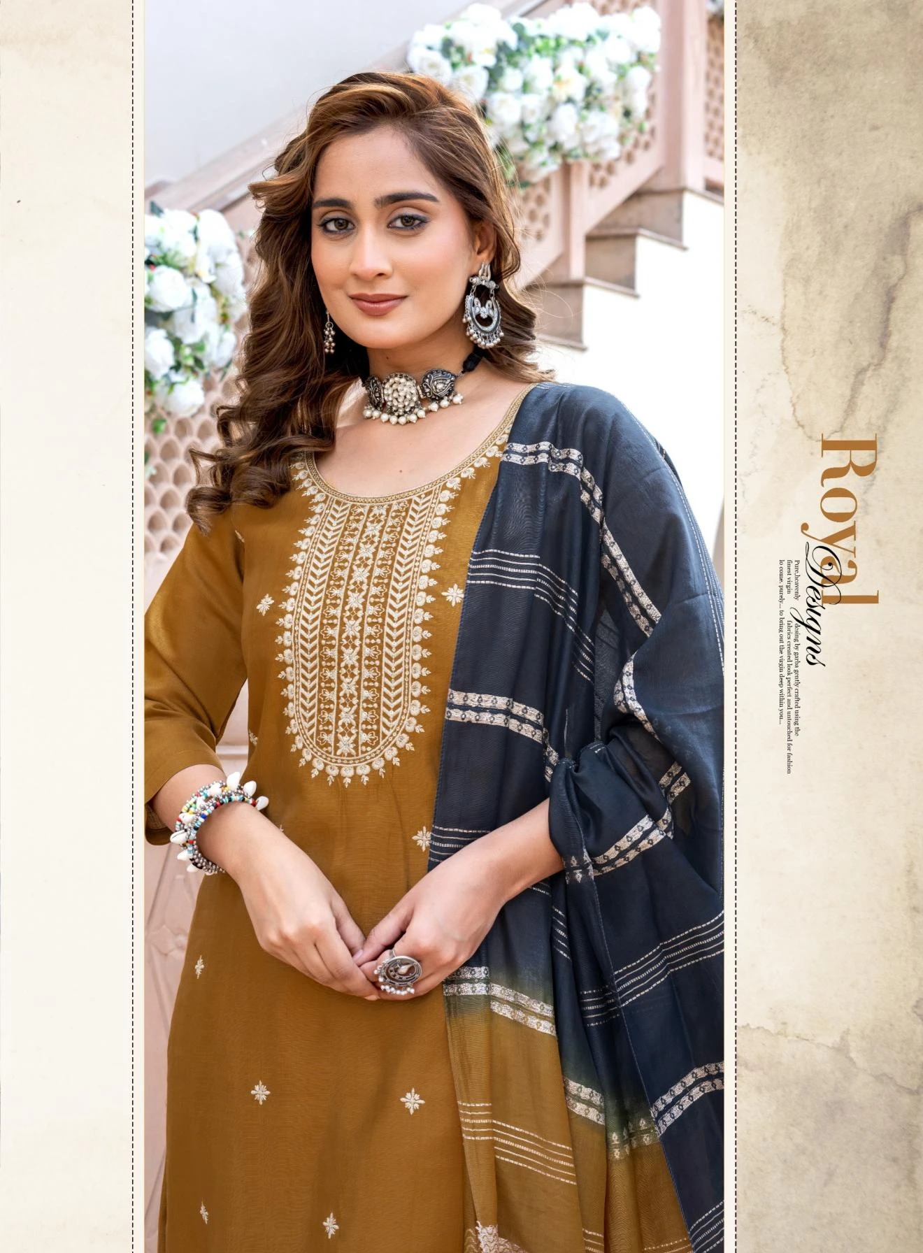 WITH CONTRAST MATCHING🔥 Salwar Suits wholesale VERTICAL - Ethnicaa thumbnail 12