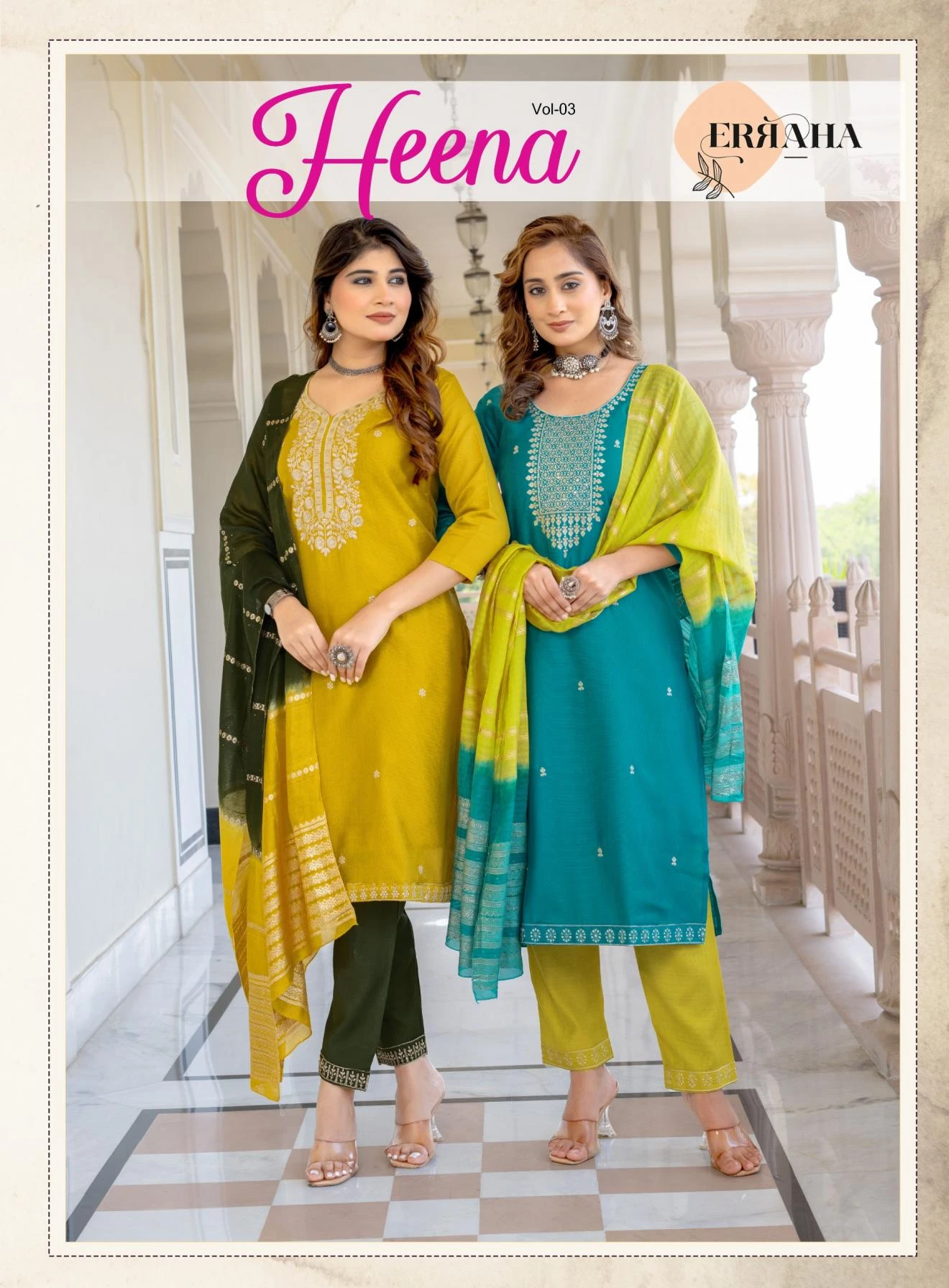 WITH CONTRAST MATCHING🔥 Salwar Suits wholesale VERTICAL - Ethnicaa thumbnail 11