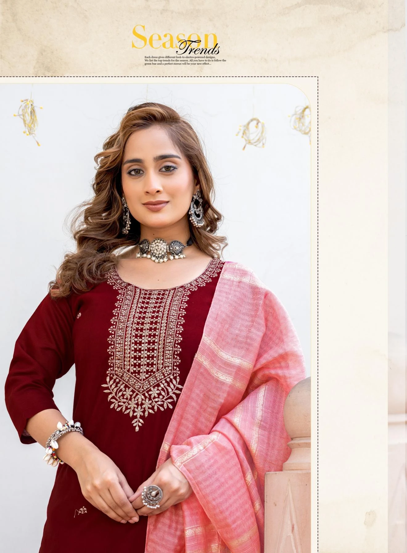 WITH CONTRAST MATCHING🔥 Salwar Suits wholesale VERTICAL - Ethnicaa thumbnail 16