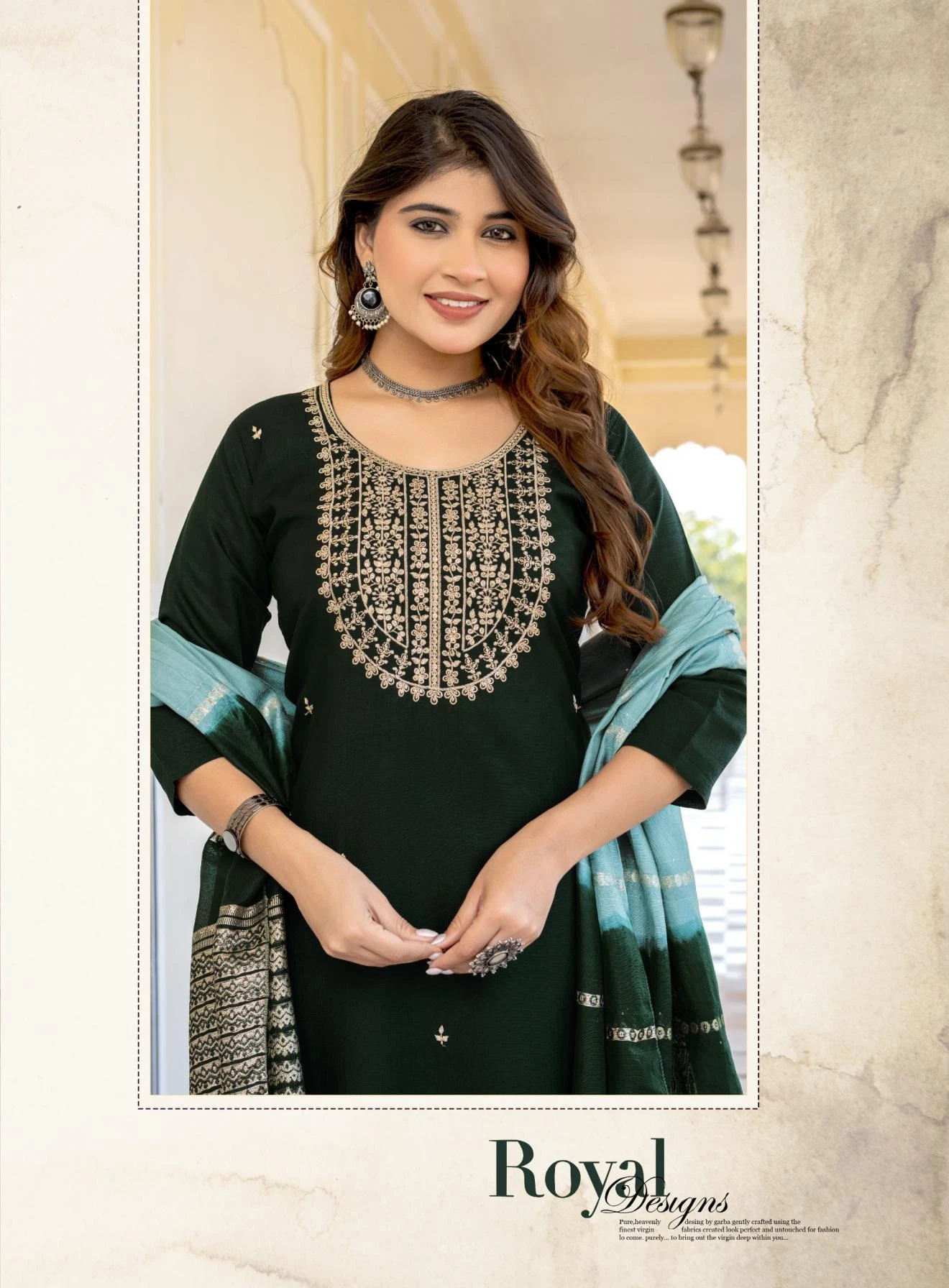 WITH CONTRAST MATCHING🔥 Salwar Suits wholesale VERTICAL - Ethnicaa thumbnail 13