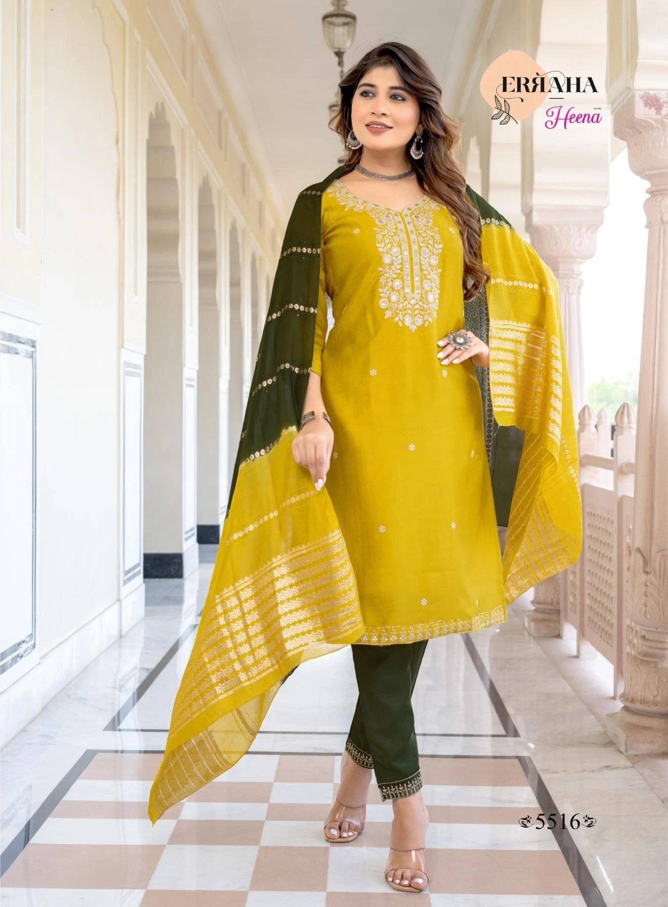 WITH CONTRAST MATCHING🔥 Salwar Suits wholesale VERTICAL - Ethnicaa thumbnail 9