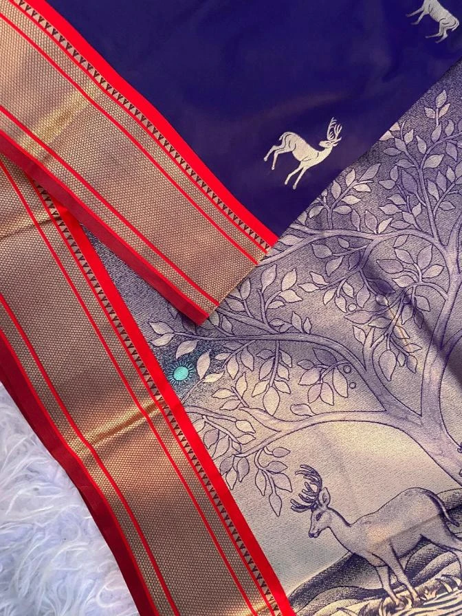 HIRAN Sarees wholesale SOFT SILK - Ethnicaa thumbnail 9