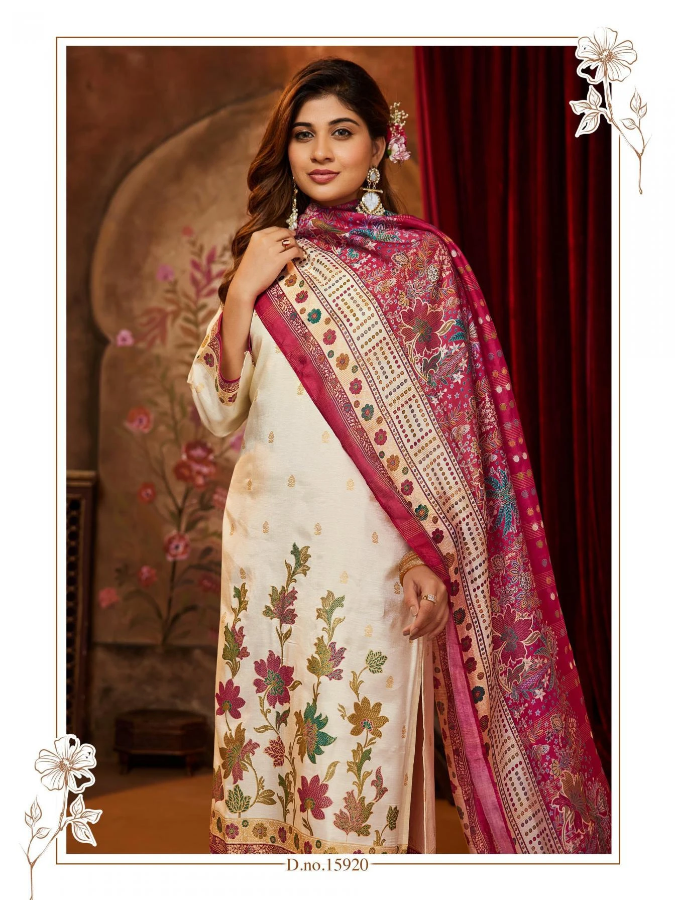 CASUAI DAIRY Salwar Suits wholesale GUCCI SILK - Ethnicaa