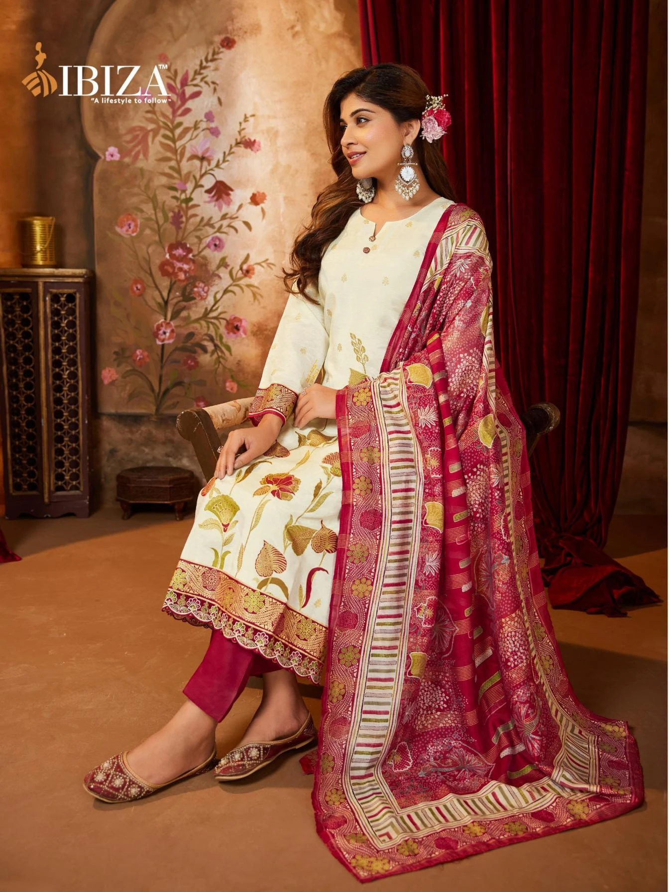 CASUAI DAIRY Salwar Suits wholesale GUCCI SILK - Ethnicaa thumbnail 5