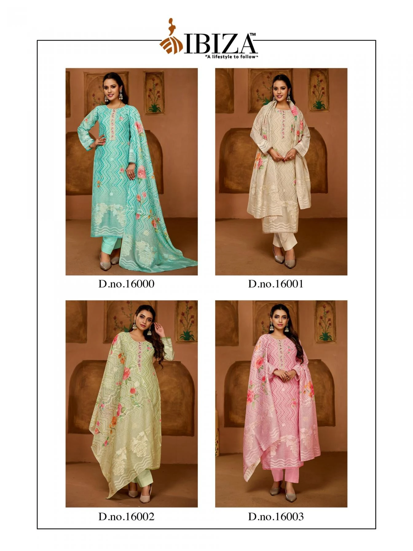 EXCLUSIVE Salwar Suits wholesale LINEN JACQUARD - Ethnicaa thumbnail 2