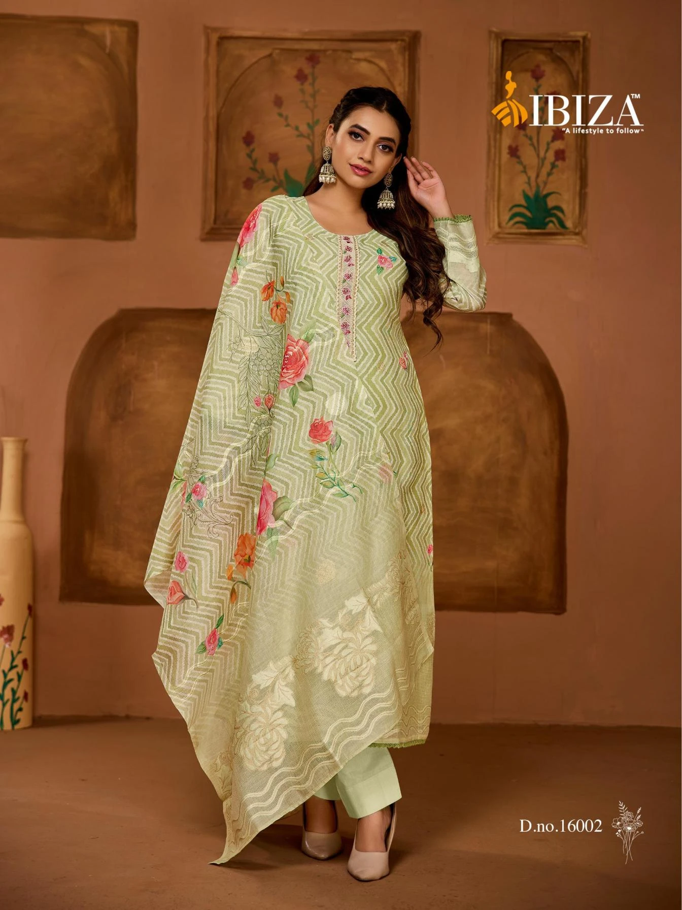 EXCLUSIVE Salwar Suits wholesale LINEN JACQUARD - Ethnicaa thumbnail 11