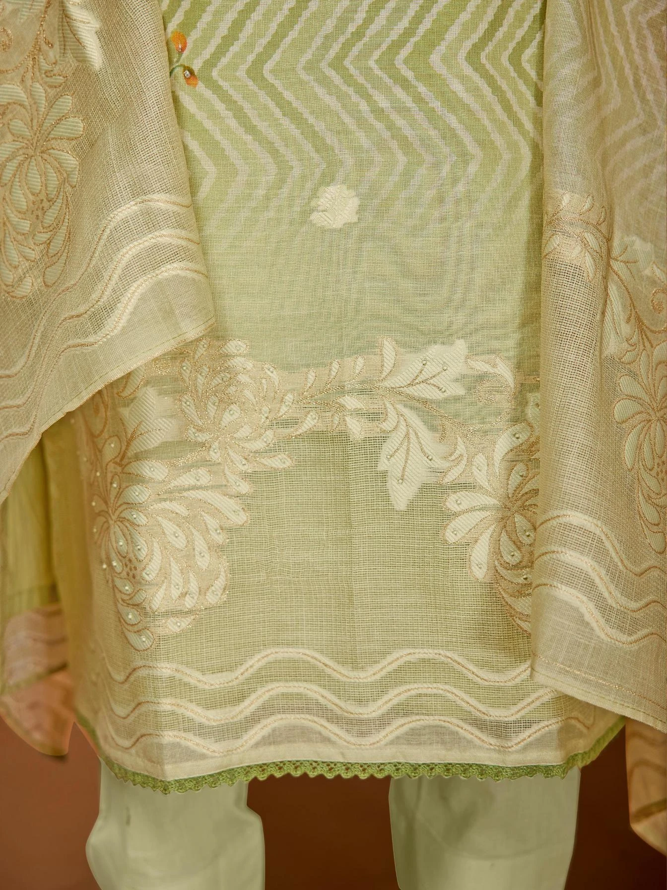 EXCLUSIVE Salwar Suits wholesale LINEN JACQUARD - Ethnicaa thumbnail 7