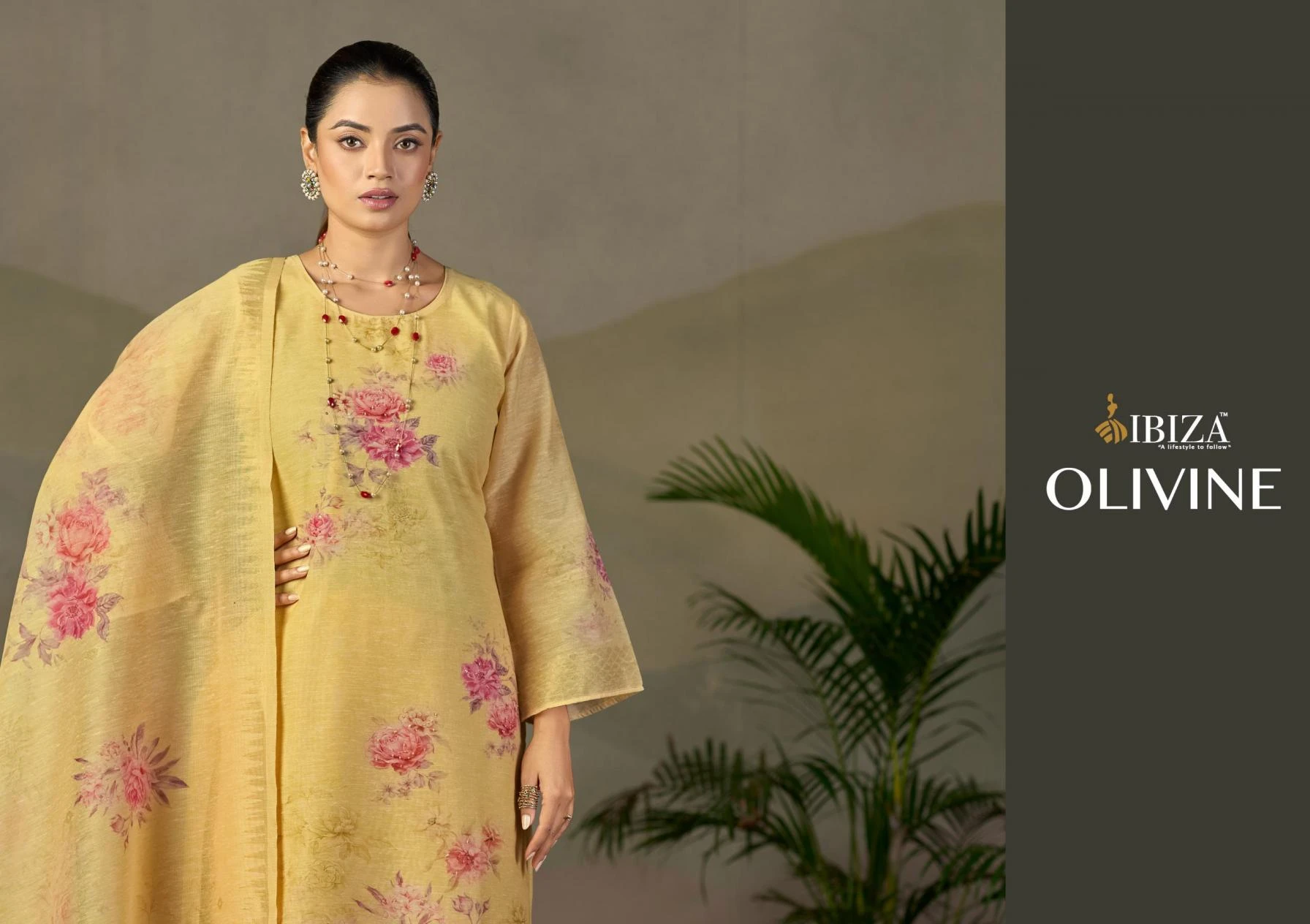 OLIVINE Salwar Suits wholesale LINEN JACQUARD - Ethnicaa thumbnail 7