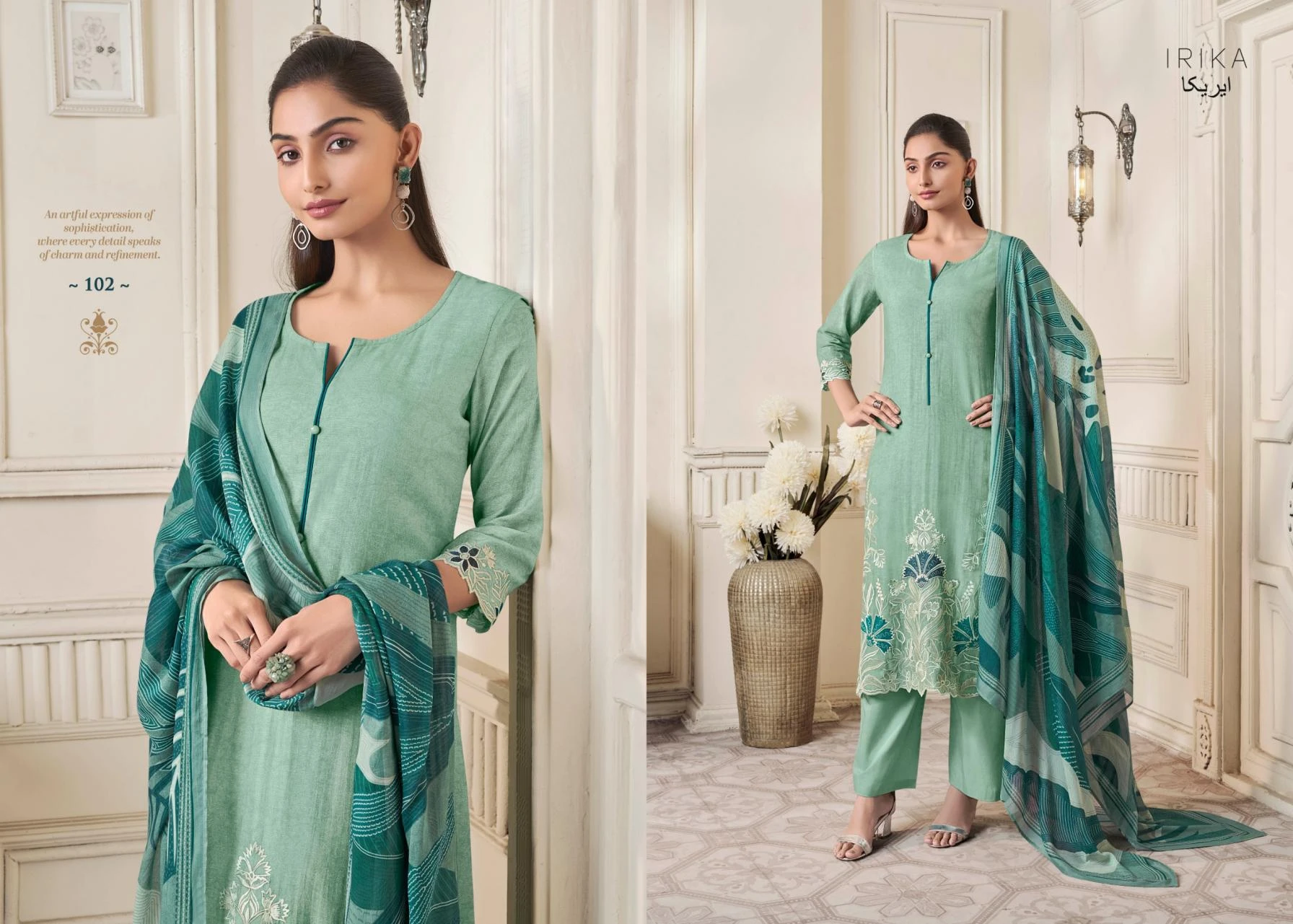 CASSIUS Ethnic Wear wholesale LINEN - Ethnicaa thumbnail 4