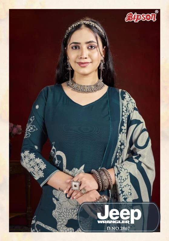 JEEP WRANGLAR 2867 Ethnic Wear wholesale Roman Silk - Ethnicaa thumbnail 3