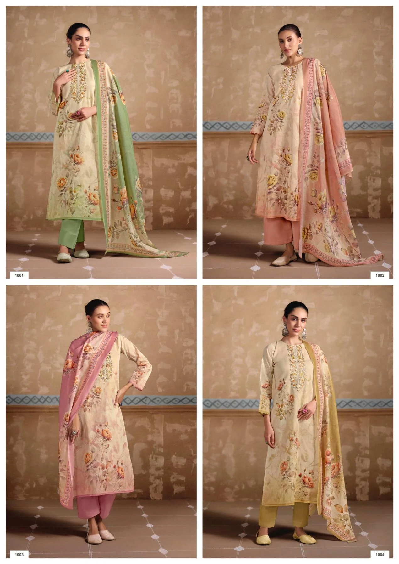 JILMIL Salwar Suits wholesale MUL CHANDERI - Ethnicaa thumbnail 3