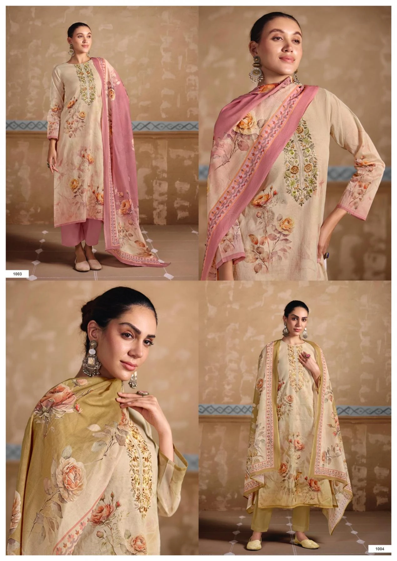 JILMIL Salwar Suits wholesale MUL CHANDERI - Ethnicaa thumbnail 5