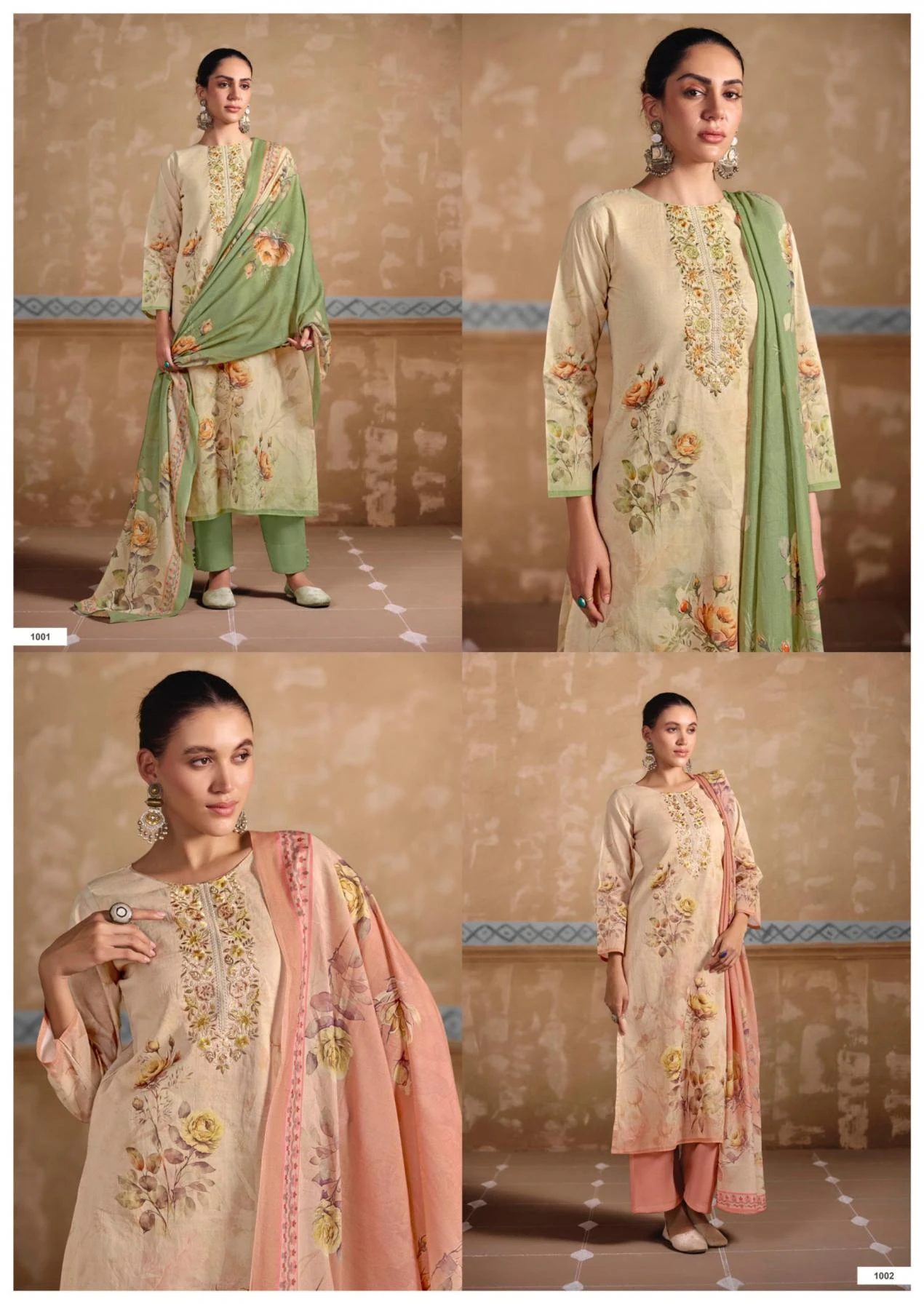 JILMIL Salwar Suits wholesale MUL CHANDERI - Ethnicaa thumbnail 4