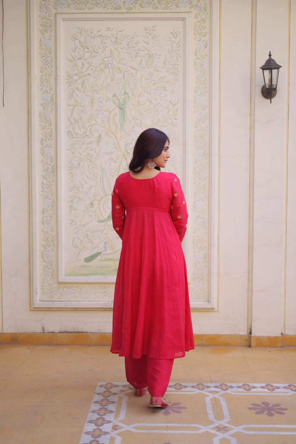 KA 1238 Kurti wholesale MUL CHANDERI - Ethnicaa thumbnail 4