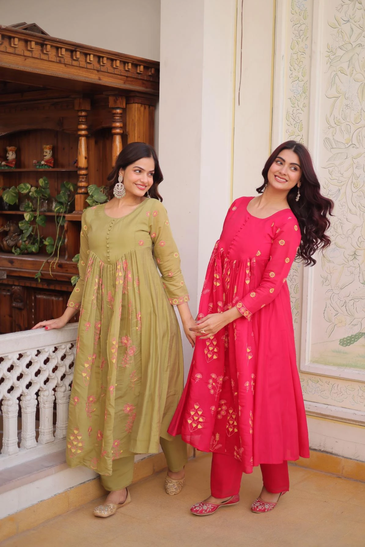 KA 1238 Kurti wholesale MUL CHANDERI - Ethnicaa thumbnail 10