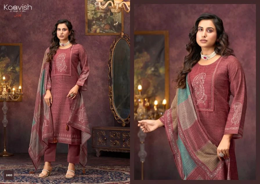 HASEEN Salwar Suits wholesale LINEN - Ethnicaa thumbnail 3
