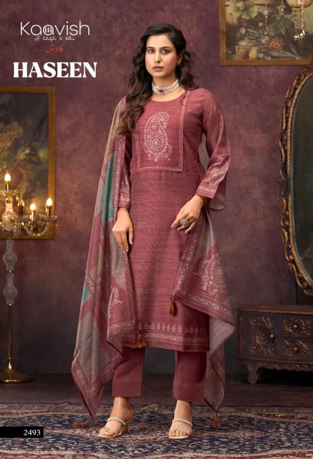 HASEEN Salwar Suits wholesale LINEN - Ethnicaa thumbnail 5