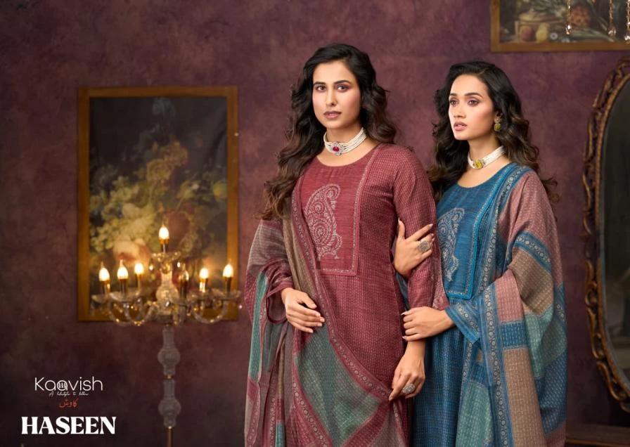 HASEEN Salwar Suits wholesale LINEN - Ethnicaa thumbnail 6