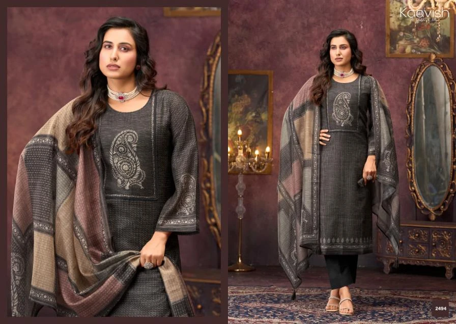 HASEEN Salwar Suits wholesale LINEN - Ethnicaa